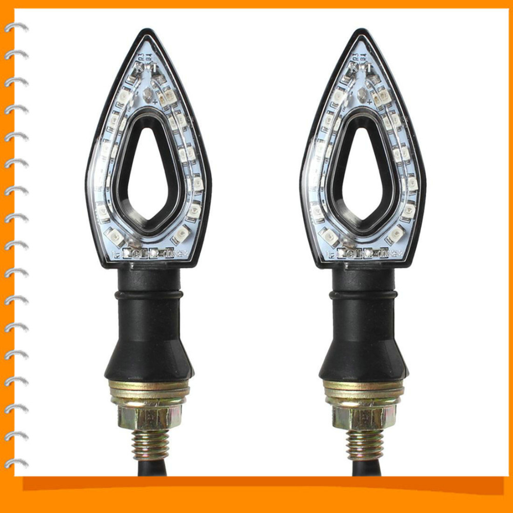 2pcs universal 16 leds motorcycle turn signal indicator light amber blinker lamp with 90 degrees bendable handle 2pcs universal 16 leds motorcycle turn signal indicator light amber blinker lamp with 90 degrees bendable handle
