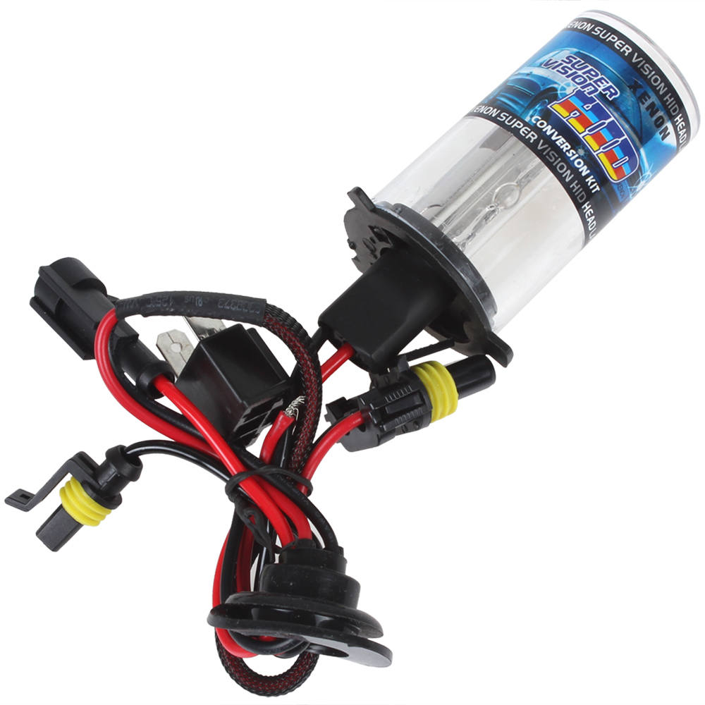 35w 12v 3200lm h4 xenon hid car headlight hid car light kit 2 ballasts + 2 bulbs single beam ( 5 color temperature choose)