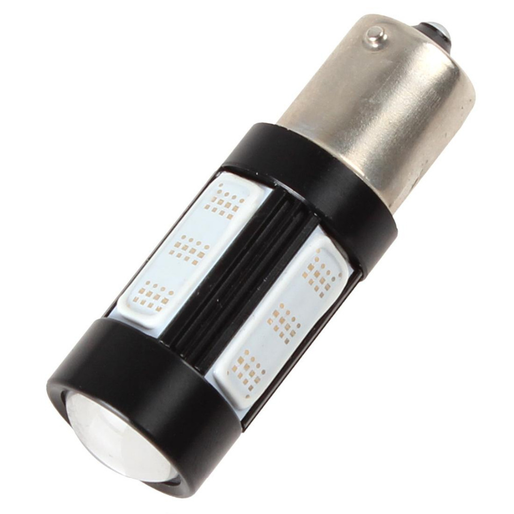 360 degree 1156 25w cob led car fog light bulb 9v - 24v blue light car daytime driving lamps drl led daytime running light
