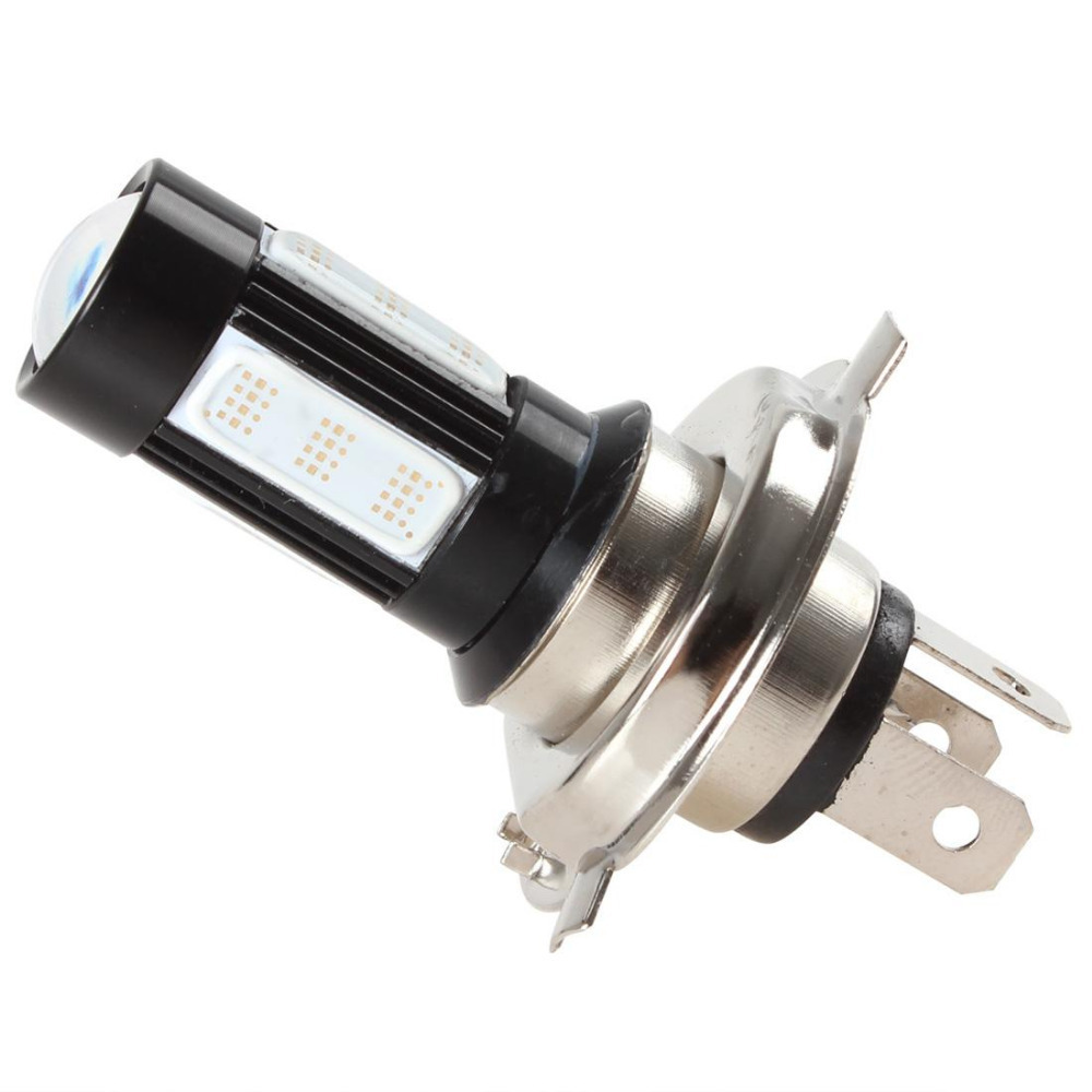 360 degree h4 blue light 25w cob led car fog light 9v - 24v auto car fog lamps drl daytime driving running light bulb
