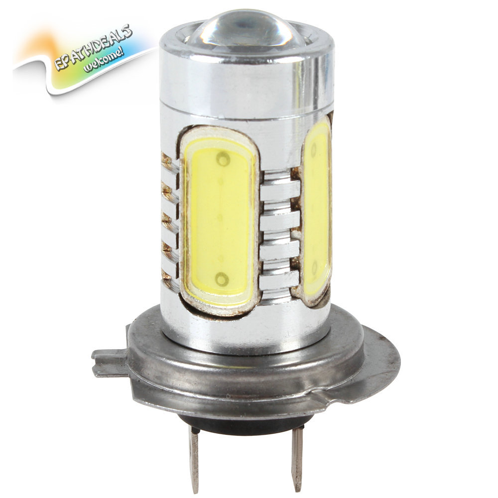 380lm 7.5w h7 5 led car fog parking light bulb foglights bright white led auto car fog lamp foglamp