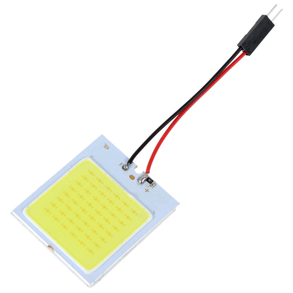 3pcs! 48 x smd cob white led car reading light lamp t10 4w universal car led reading panel car interior dome light for all cars