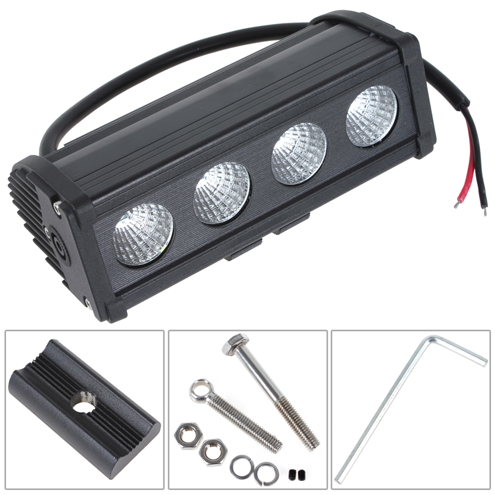 40w 3000lm offroad cree led work light bar waterproof off road car led work lamp flood / spot light for boating hunting fishing