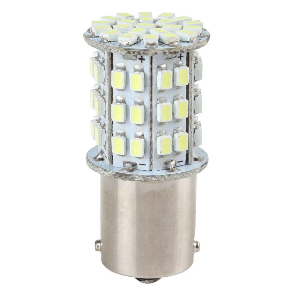 4pcs! dc 12v 1156-1206-64 smd white led car reverse light bulb auto car brake turn signal light car fog lamps