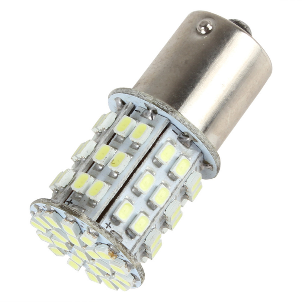 4pcs! dc 12v 1156-1206-64 smd white led car reverse light bulb auto car brake turn signal light car fog lamps