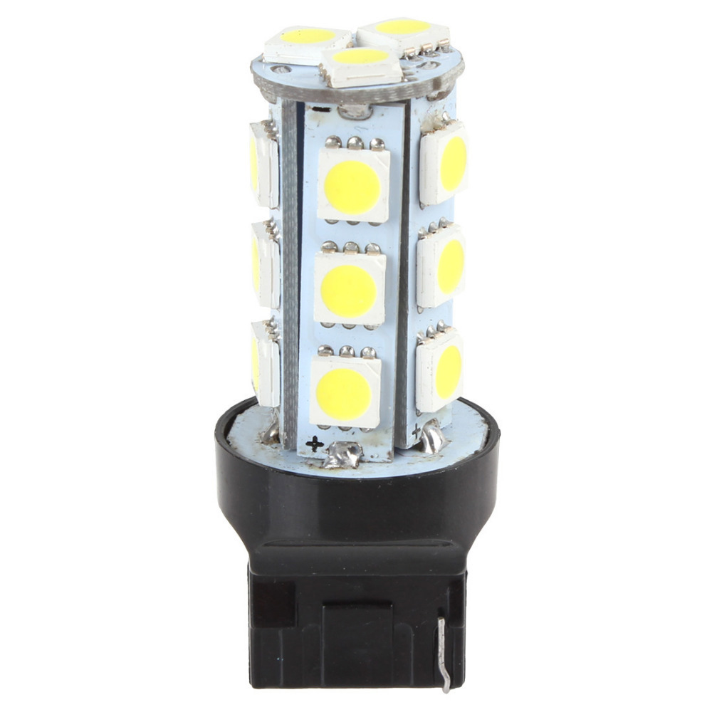 5pcs! 12v 6w 3157-5050-18 smd white led car reverse light bulb auto car brake light turn signal lamp