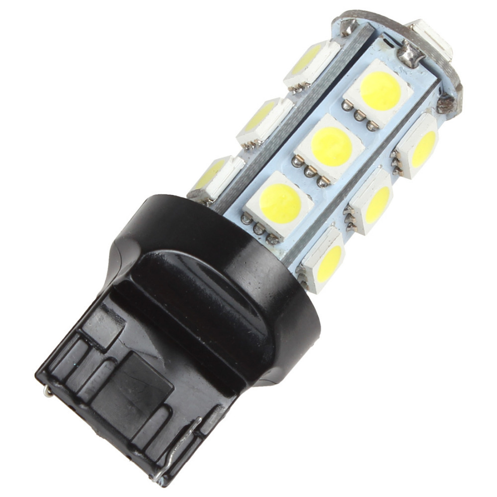 5pcs! 12v 6w 3157-5050-18 smd white led car reverse light bulb auto car brake light turn signal lamp