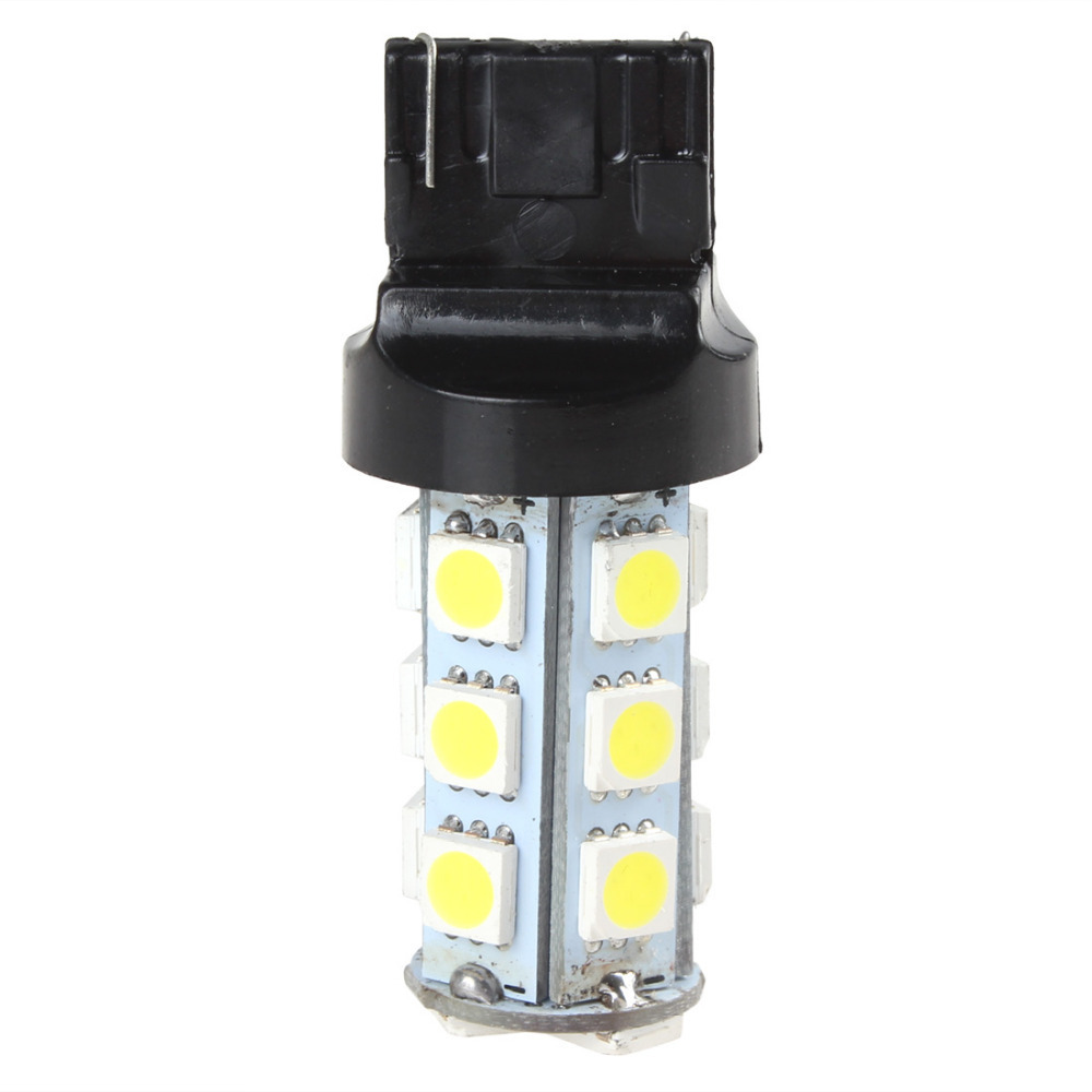 5pcs! 12v 6w 3157-5050-18 smd white led car reverse light bulb auto car brake light turn signal lamp