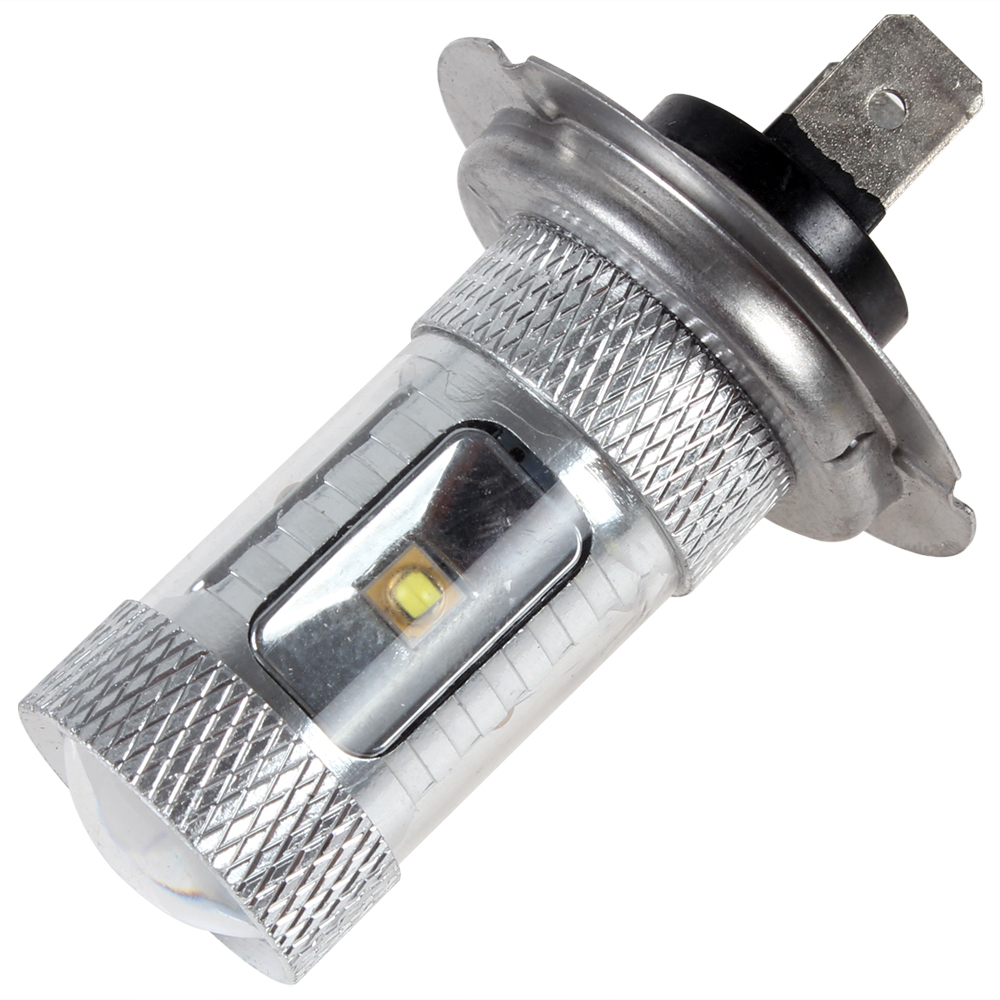 650lm 30w h7 6 x cree led car headlight fog light bulb energy-saving ultra bright auto car led fog lamp foglights