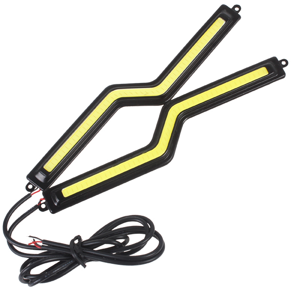 6w 48pcs led car daytime running light drl aluminum waterproof auto car driving light fog lamps