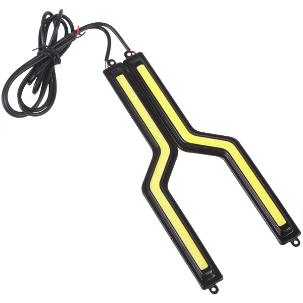 6w 48pcs led car daytime running light drl aluminum waterproof auto car driving light fog lamps