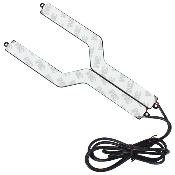 6w 48pcs led car daytime running light drl aluminum waterproof auto car driving light fog lamps