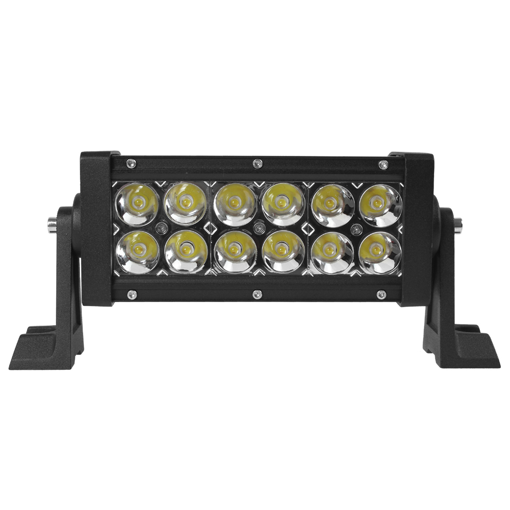 7 inch 36w off road led work light bar multifunction stroboflash double stack car trailer offroad lamp + wireless remote control