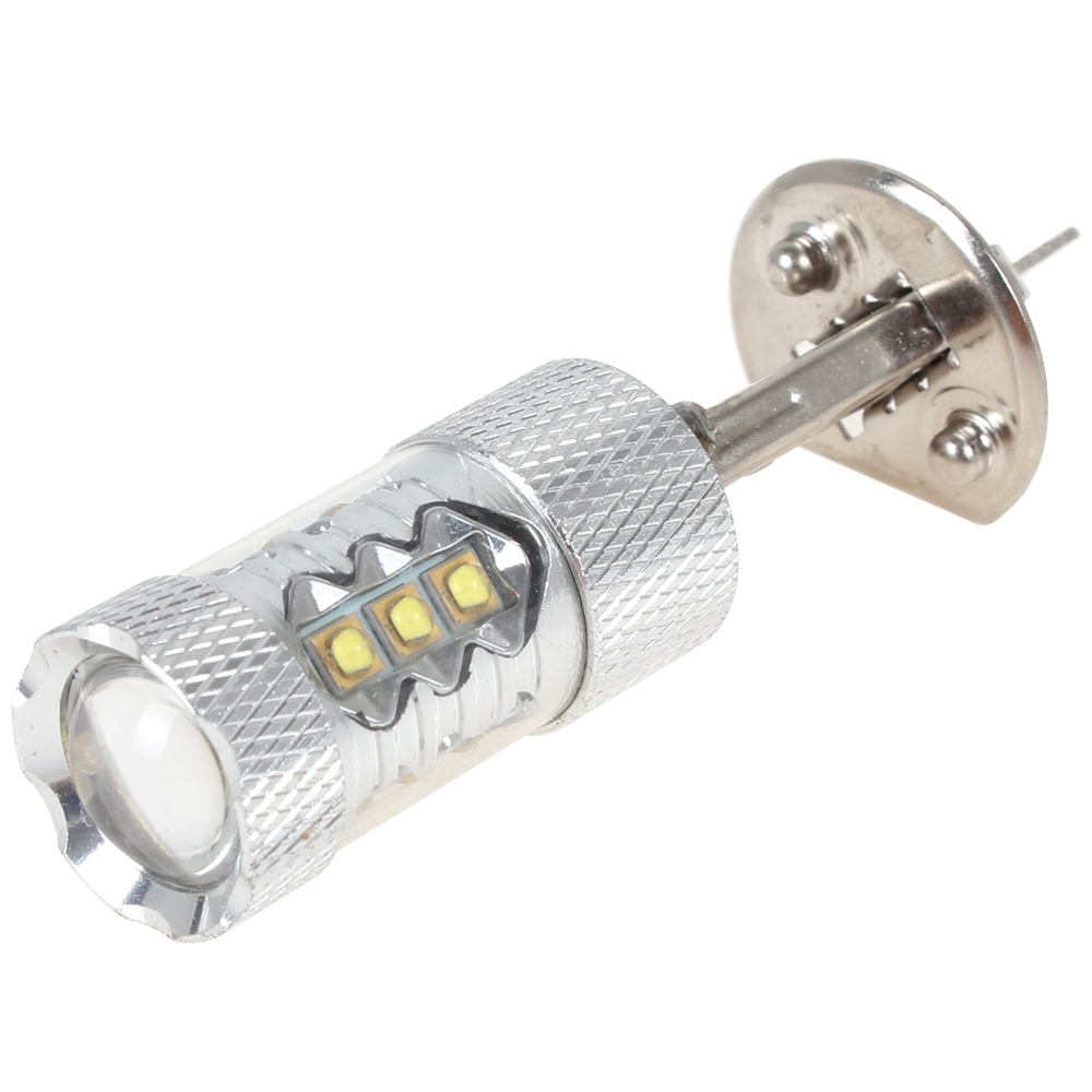 h1 80w 12v pure white cree led fog lamp bulb auto car led daytime running light drl foglights high power parking light source