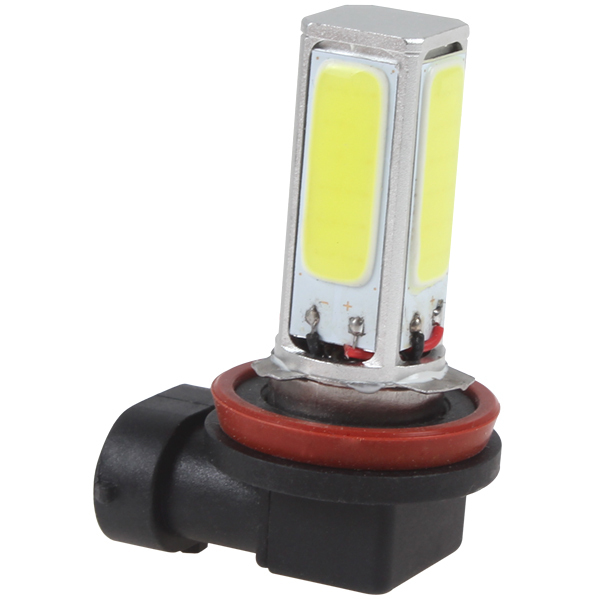 h11 20w pure white 4x cob led car fog light bulb auto car parking lamp