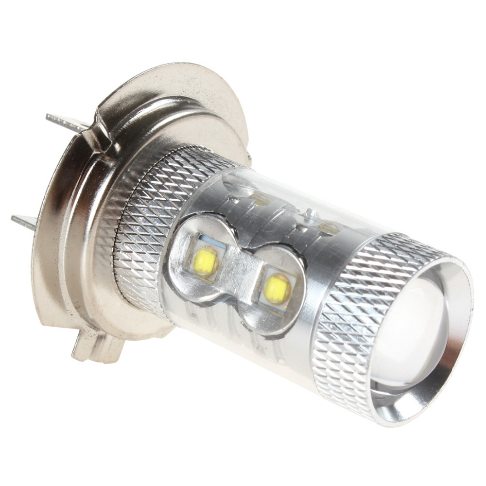 h7 12v 50w 10 cree white led car fog light lamp / driving / parking / turn / signal / reverse / tail / drl light bulb
