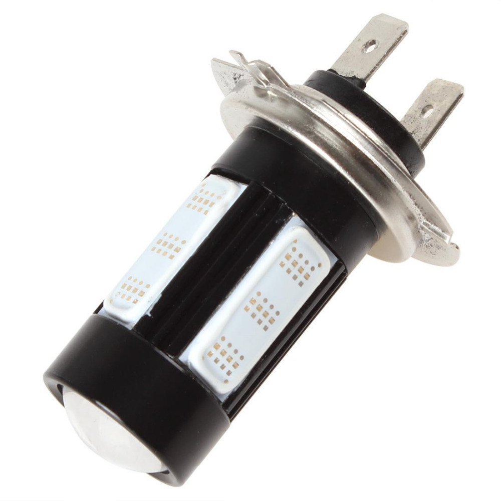 h7 blue light 25w cob led car fog light bulb 9v - 24v 360 degree auto car fog lamps daytime driving running light drl