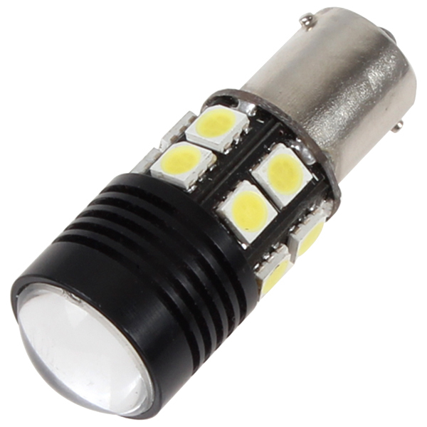 high power 12v 5w cree q5 led car backup reserve light lamp led car bulb with 12 smd 5050 side chips optical projector emitter