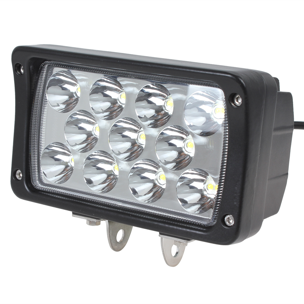 superbright 2145lm 33w 12v offroad led work light bar waterproof square car off road led work light lamp with epistar bead leds