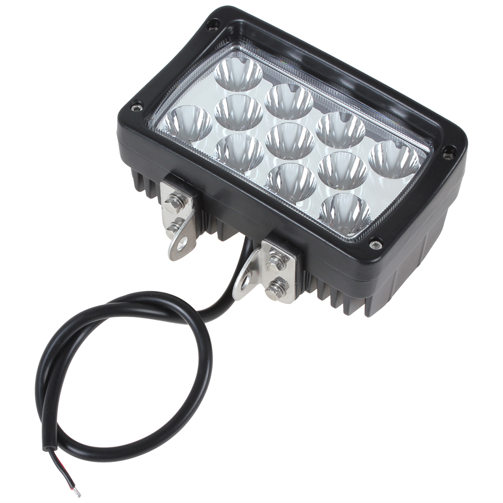 superbright 2145lm 33w 12v offroad led work light bar waterproof square car off road led work light lamp with epistar bead leds