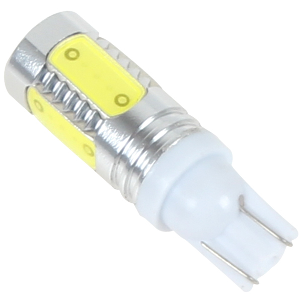 t10 high power 12v 7.5w white led clearance light universal auto car side turn / tail box / license plate / door lamp with lens
