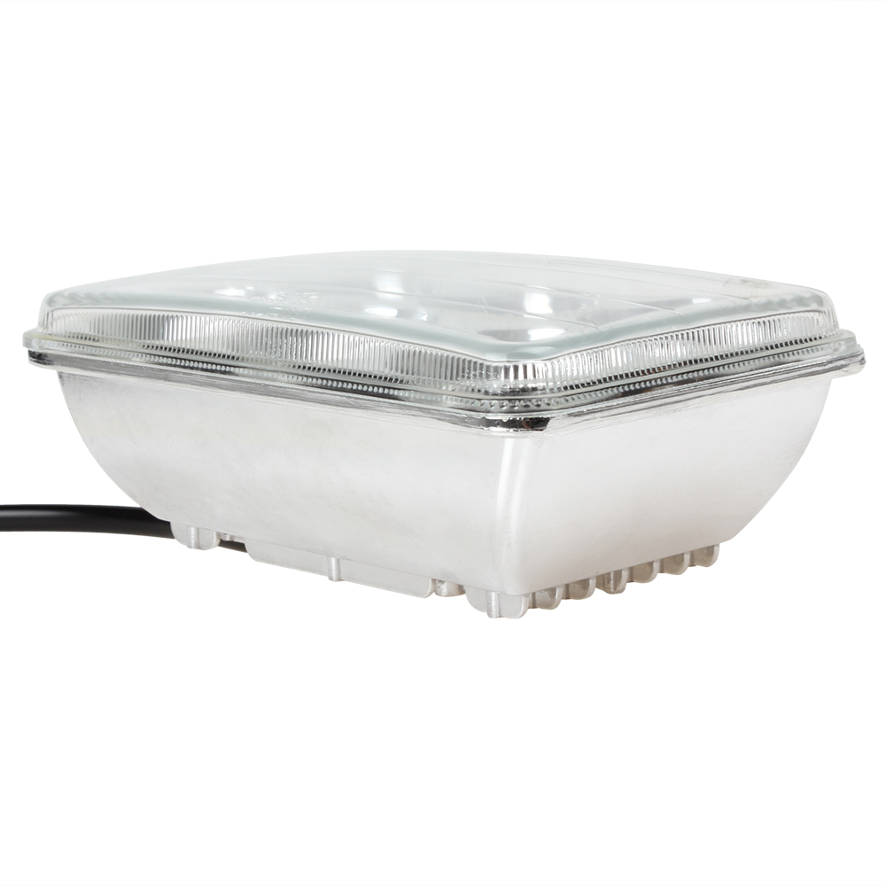 universal dc 12v led motorcycle headlight headlamp bulb motorbike motorcycle head light lamp with 6 white and 2 small color led