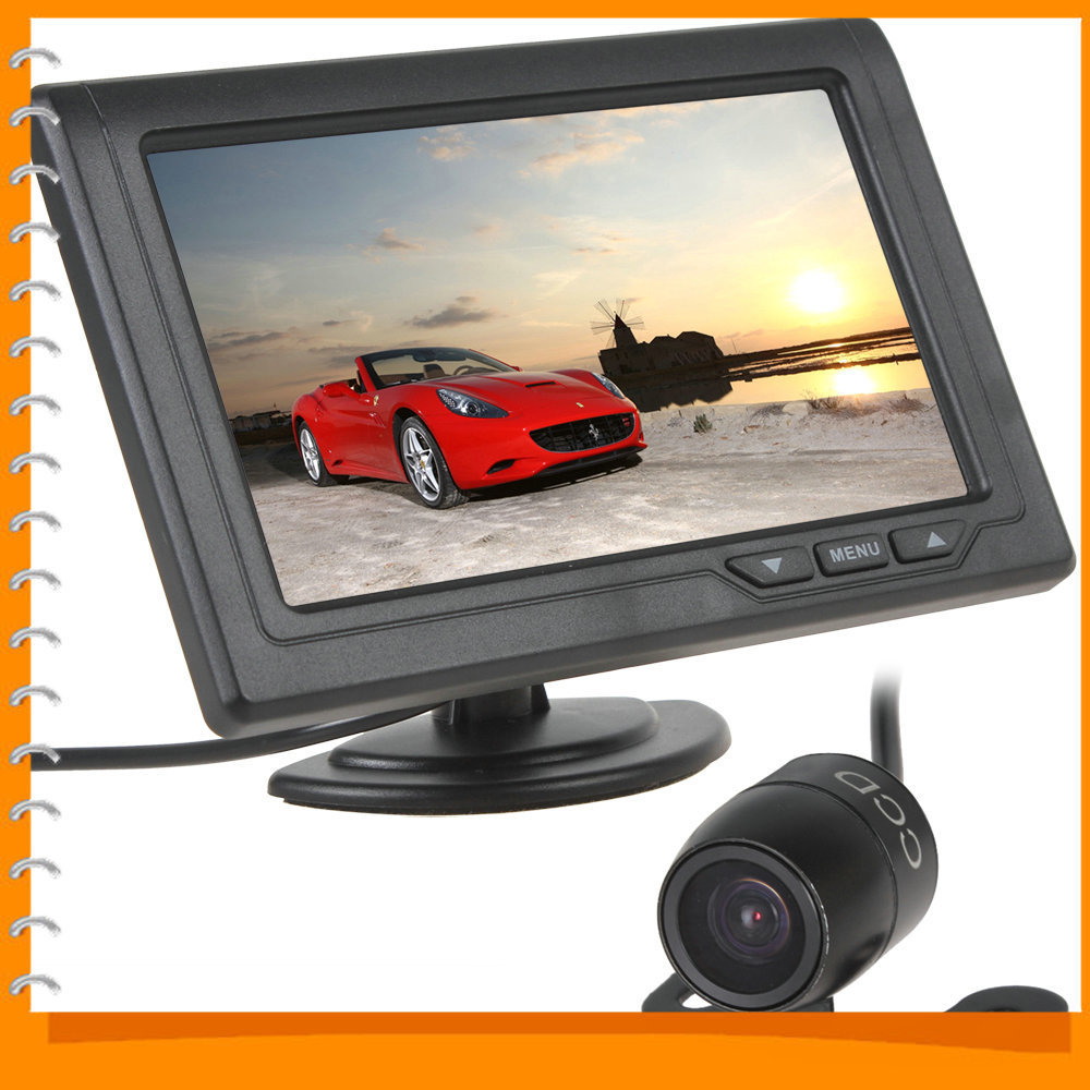 4.3 inch color tft lcd car rear view monitor 480 x 272 auto car rear view parking monitor + 170 degree car reverse backup camera 4.3 inch color tft lcd car rear view monitor 480 x 272 auto car rear view parking monitor + 170 degree car reverse backup camera