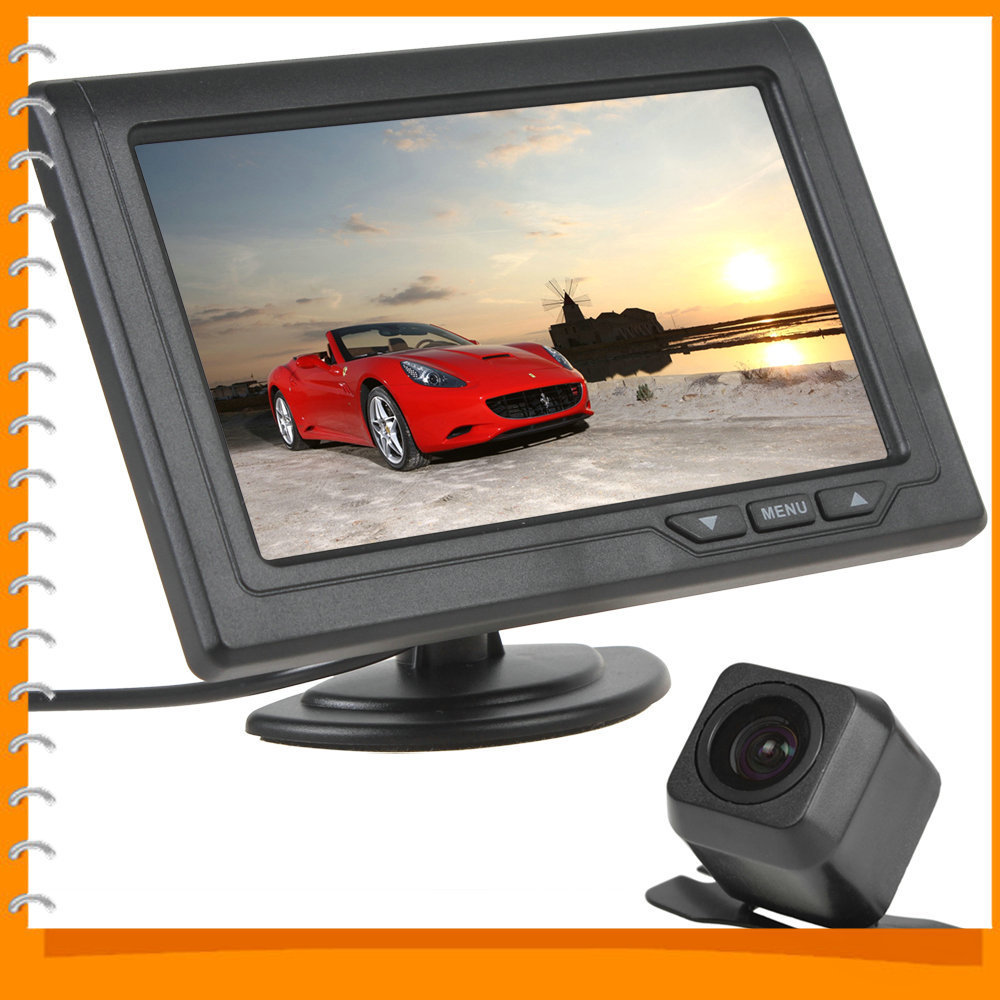 4.3 inch tft lcd auto car rearview monitor parking 2 video input + 170 degree waterproof car rear view reverse backup camera 4.3 inch tft lcd auto car rearview monitor parking 2 video input + 170 degree waterproof car rear view reverse backup camera