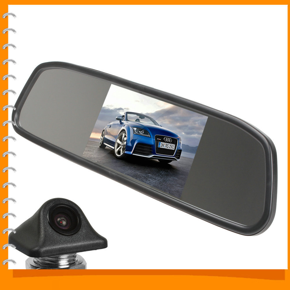 4.3 inch tft lcd car rearview monitor parking 2 video input + e335 170 degree night vision auto car rear view reverse camera 4.3 inch tft lcd car rearview monitor parking 2 video input + e335 170 degree night vision auto car rear view reverse camera