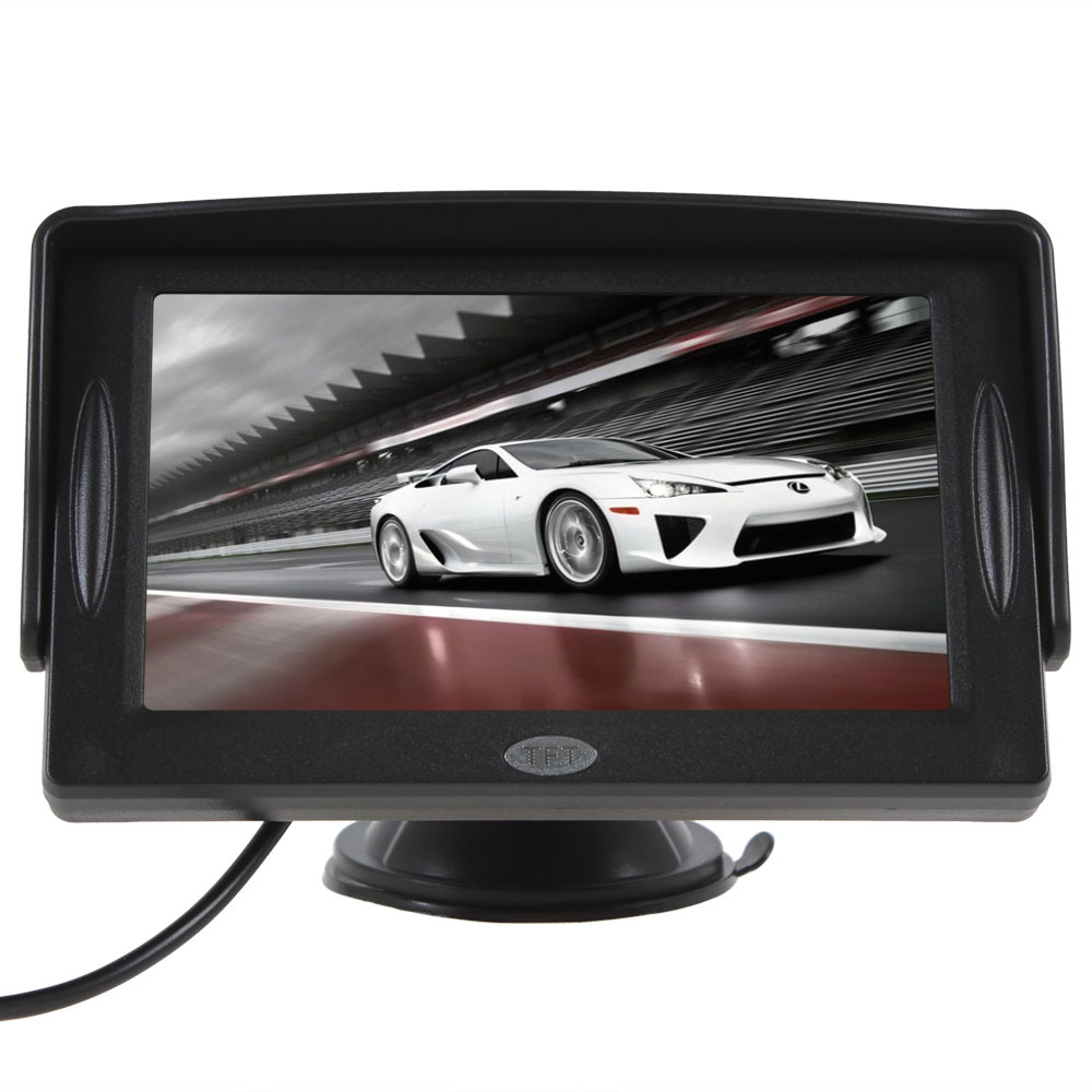 480 x 272 4.3 inch color tft lcd car monitor pocket-sized car rear view monitor car rearview parking monitor