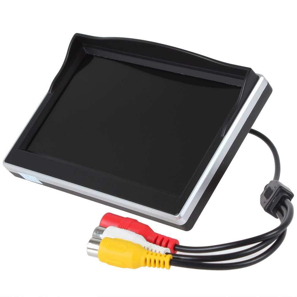 5 inch color tft lcd car rear view monitor 480 x 272 hd digital car rearview reverse backup monitor support vcd dvd gps camera
