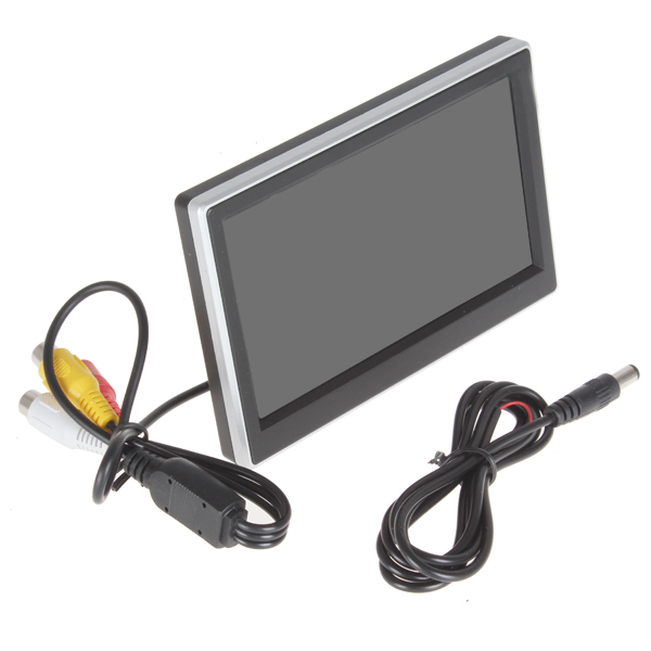 5 inch tft lcd color high definition digital panel car rear view monitor parking rearview monitor for backup reverse camera