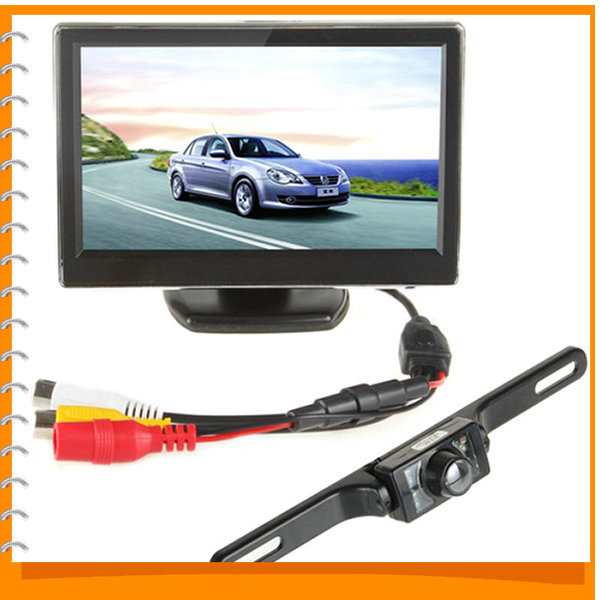 5 inch tft lcd display car rear view monitor auto car parking reverse monitor + 420tvl cmos car rear view backup camera 5 inch tft lcd display car rear view monitor auto car parking reverse monitor + 420tvl cmos car rear view backup camera