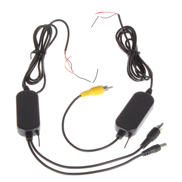 7 inch tft lcd color auto car monitor 2 video input car rear view parking monitor + wireless 10 ir car rear view reverse camera