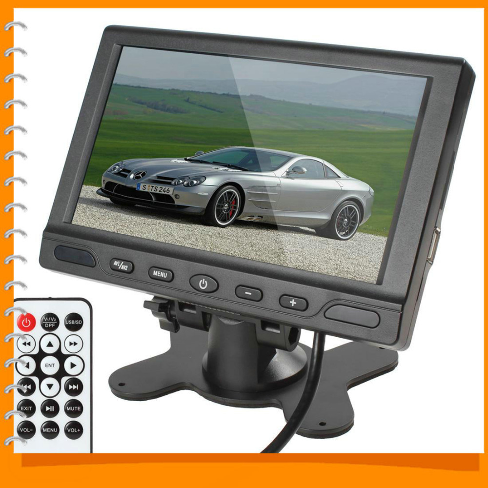 7 inch tft lcd color mp5 car rear view monitor 2ch video audio input auto car rearview monitor parking support 1080p video play 7 inch tft lcd color mp5 car rear view monitor 2ch video audio input auto car rearview monitor parking support 1080p video play