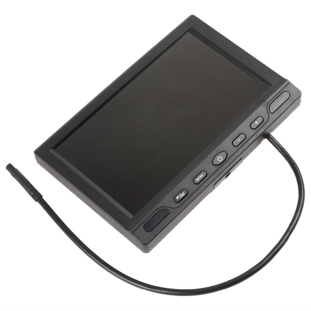 7 inch tft lcd color mp5 car rear view monitor 2ch video audio input auto car rearview monitor parking support 1080p video play