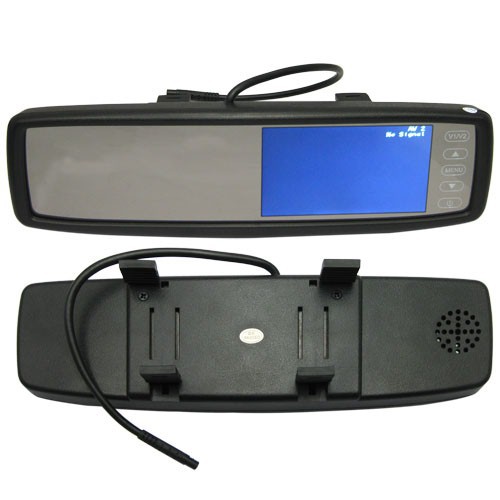 car rear view mirror video monitor support touch screen, 480 x 272 4.3 inch tft lcd screen