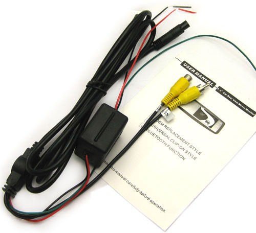 car rear view mirror video monitor support touch screen, 480 x 272 4.3 inch tft lcd screen