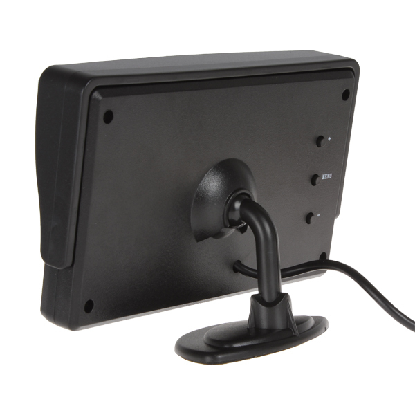 car rear view monitor 4.3 inch color tft lcd pocket-sized car parking monitor with 7 ir lights car rearview reverse camera