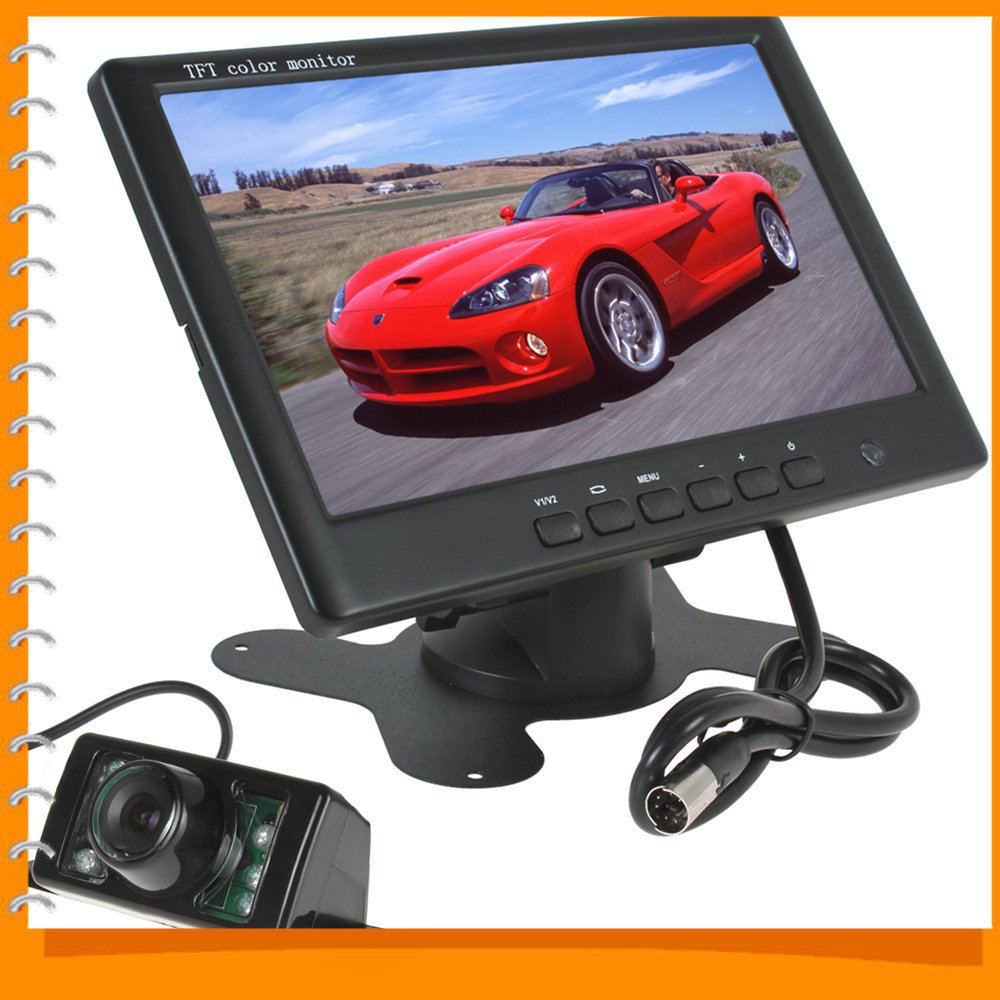 super thin 800 x 480 7 inch color tft lcd car rear view monitor parking + 7 ir lights auto car rearview reverse backup camera super thin 800 x 480 7 inch color tft lcd car rear view monitor parking + 7 ir lights auto car rearview reverse backup camera