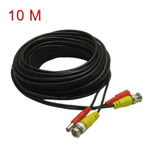 10m bnc cable video output cctv cable bnc dc plug cable for cctv camera surveillance system