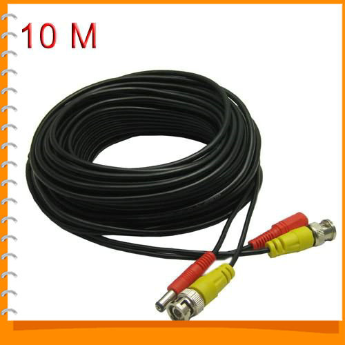 5pcs! 10m bnc cable video output cctv cable bnc dc plug cable for cctv camera surveillance system 5pcs! 10m bnc cable video output cctv cable bnc dc plug cable for cctv camera surveillance system