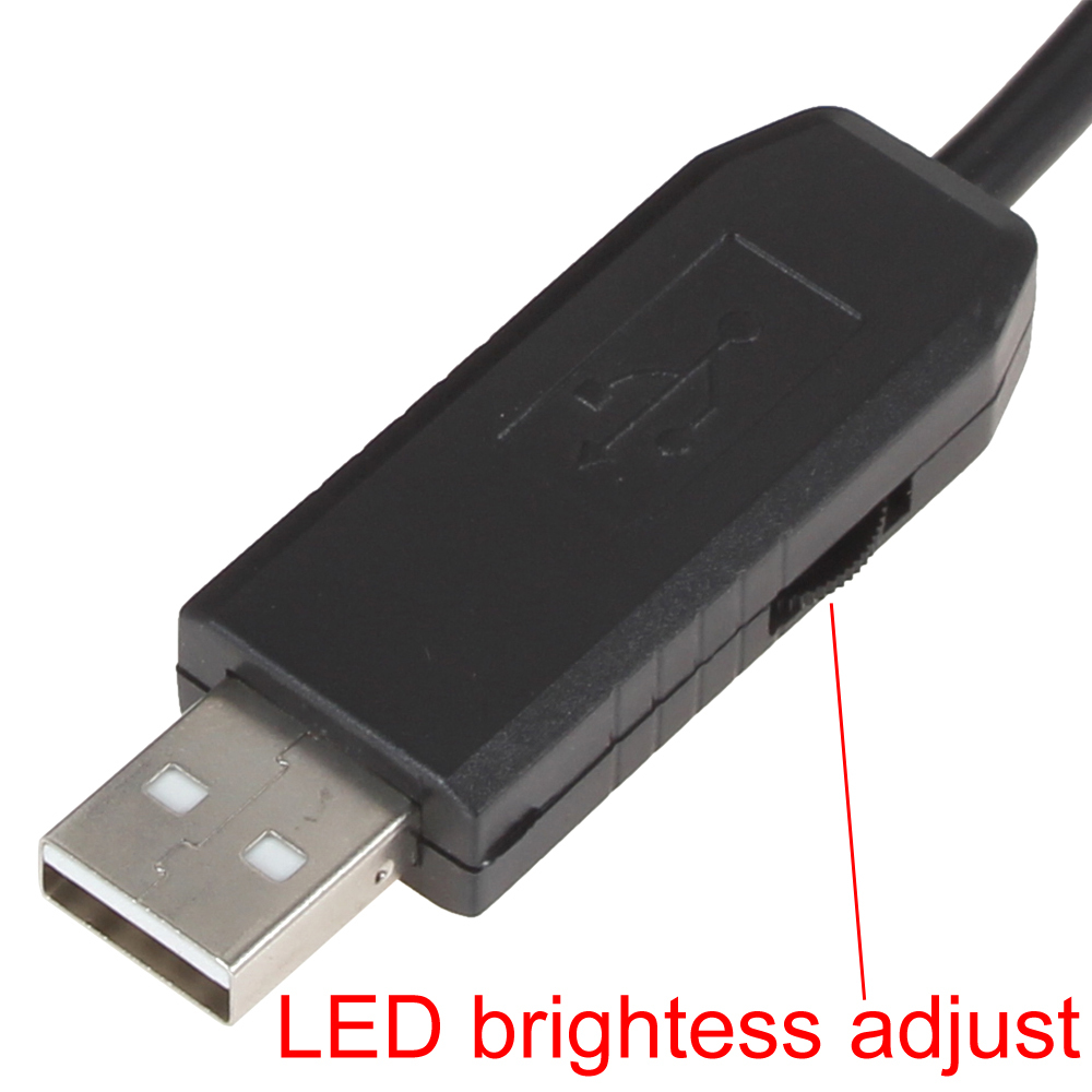 portable 5m waterproof mini usb endoscope camera tube snake video inspection camera borescope with 4 led 640 x 480 cmos 10mm len