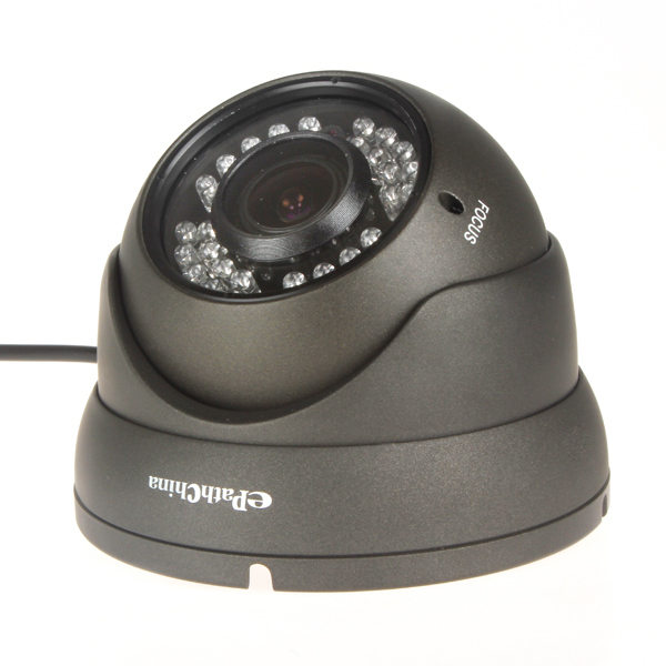 1/3 '' effio-e 700tvl ccd ir waterproof dome video cctv camera for indoor outdoor security + 2mp varifocal zoom osd menu