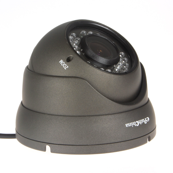 1/3 '' effio-e 700tvl ccd ir waterproof dome video cctv camera for indoor outdoor security + 2mp varifocal zoom osd menu