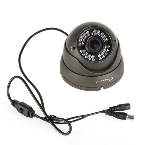 1/3 '' effio-e 700tvl ccd ir waterproof dome video cctv camera for indoor outdoor security + 2mp varifocal zoom osd menu