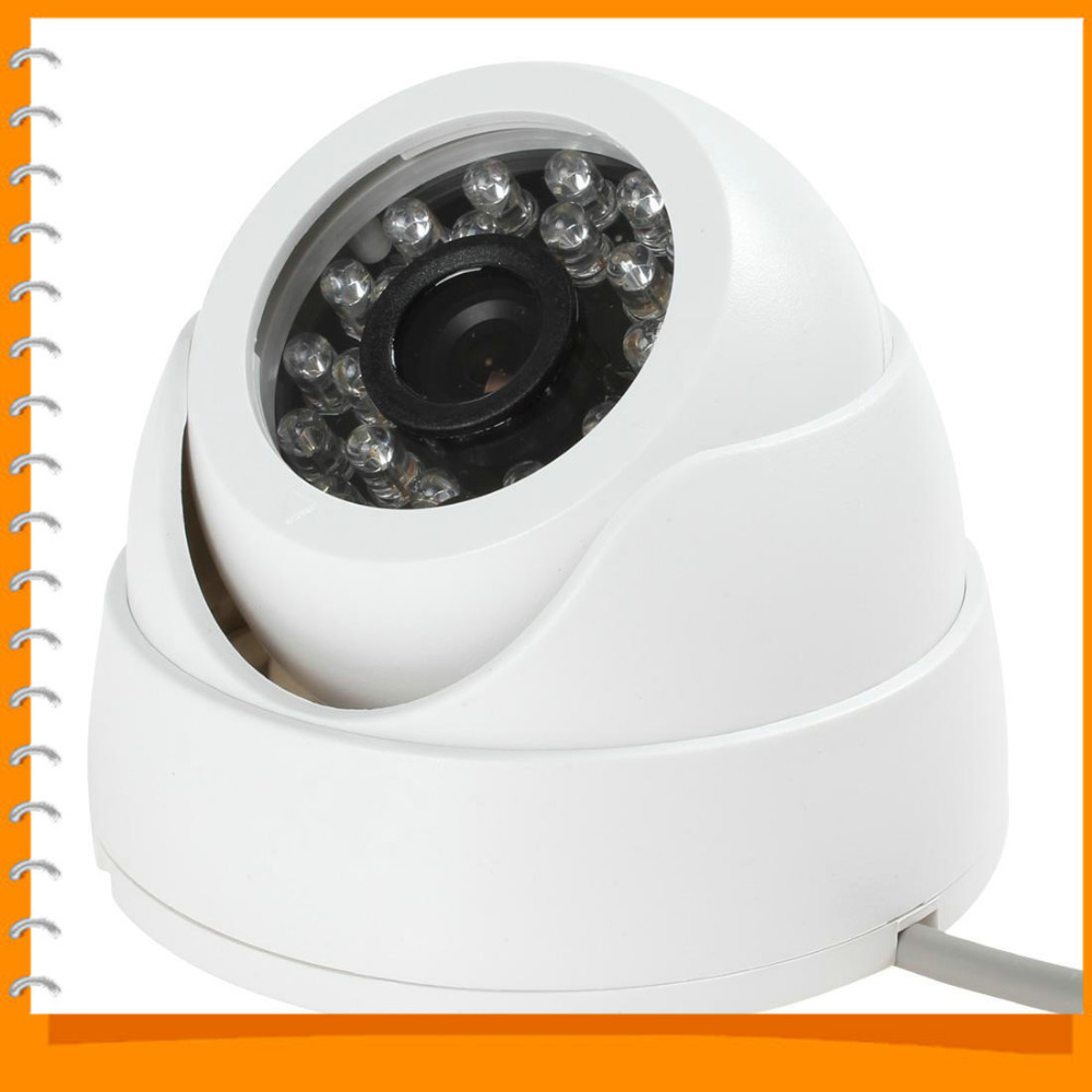 1/4" cmos 700tvl color cctv camera 3.6mm lens 24 ir leds dome camera security indoor camera video surveillance 1/4" cmos 700tvl color cctv camera 3.6mm lens 24 ir leds dome camera security indoor camera video surveillance
