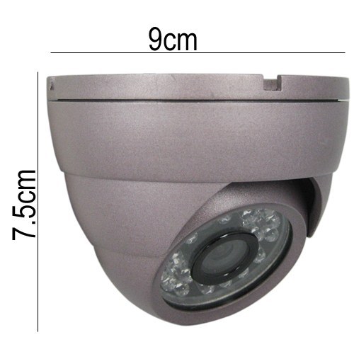 1/4 sharp ccd 420 tvl dome cctv camera for indoor security video surveillance with 24pcs ir led night vision