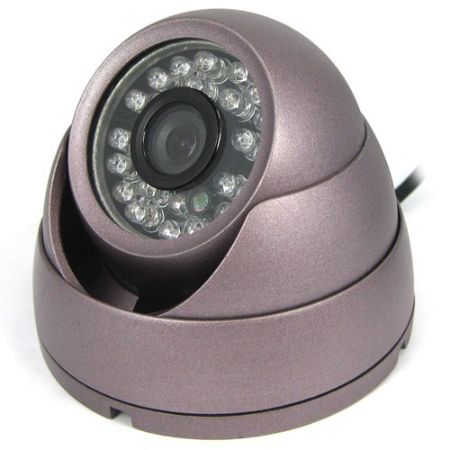 1/4 sharp ccd 420 tvl dome cctv camera for indoor security video surveillance with 24pcs ir led night vision