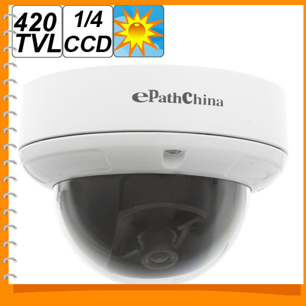 420 tvl color 1/4 ccd vandal-proof hd dome cctv camera for home inddor security video surveillance - 3.6mm lens 420 tvl color 1/4 ccd vandal-proof hd dome cctv camera for home inddor security video surveillance - 3.6mm lens